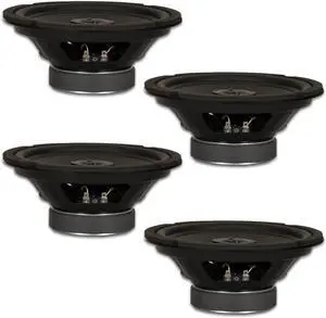4 Goldwood Sound GW-8004/8 Two Way 8" Woofers with Tweeters 50 Watt each 8ohm Speakers