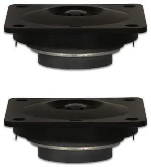 2 Goldwood Sound GT-310/S Mylar Dome Shielded Tweeters 80 Watt each 8ohm Replacement Tweeters