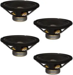 4 Goldwood Sound GW-210/8 OEM 10" Woofers 220 Watts each 8ohm Replacement Speakers