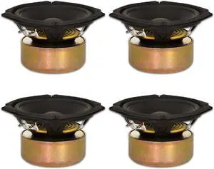 4 Goldwood Sound GW-205/8S Shielded 5.25" Woofers 130 Watt each 8ohm Replacement Speakers