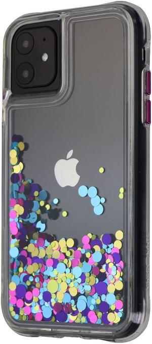 Case-Mate Waterfall Series Liquid Glitter Case for Apple iPhone 11 - Confetti