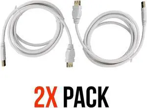 2 Pack Belkin Universal 6Ft A/A Male USB to Female USB 1.0 Data Extension Cable 2 Pack Belkin Universal 6Ft A/A Male USB to Female USB 1.0 Data Extension Cable