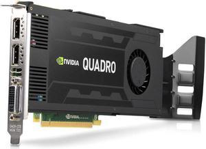 Nvidia Quadro K4200 4GB GDDR5 256-bit PCI Express 2.0 x16 Full Height Video Card with Rear Bracket