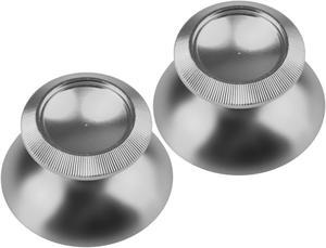 Aluminum Alloy Metallic Metal Analog Thumbstick for PS4 Dualshock 4 Silver