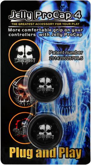 Jelly ProCap for PS4 Dualshock 4 Controller Analog Thumb Stick Grip Skull Ghost