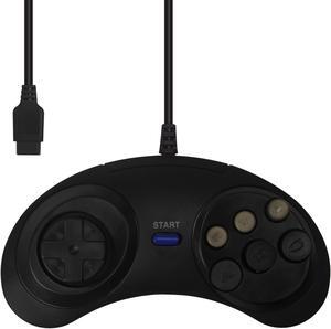 Wired Classic Controller for Sega Genesis Black