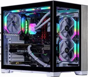 Velztorm Mini Lux Gaming Custom Desktop (AMD Ryzen 9 5950X 16-Core, GeForce RTX 3050, 32GB RAM, 128GB m.2 SATA SSD + 1TB  HDD, Wifi, USB 3.2, HDMI, Display Port, Win 10 Pro)
