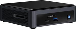 Intel NUC Kit Home & Business Mini Desktop (Intel i5-10210U 4-Core, 16GB RAM, 128GB PCIe SSD, Intel UHD, Wifi, Bluetooth, HDMI, USB 3.1, SD Card, Black, Win 11 Home) Refurbished