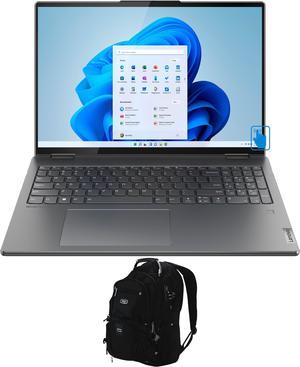Lenovo Yoga 7 82QG00 Home & Business 2-in-1 Laptop (Intel i5-1240P 12-Core, 16.0" 60Hz Touch Wide QXGA (2560x1600), Intel Iris Xe, Win 11 Home) with Travel & Work Backpack