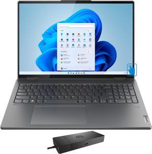 Lenovo Yoga 7 82QG00 Home & Business 2-in-1 Laptop (Intel i5-1240P 12-Core, 16.0" 60Hz Touch Wide QXGA (2560x1600), Intel Iris Xe, 8GB LPDDR5 4800MHz RAM, Win 11 Pro) with WD19S 180W Dock