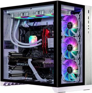Velztorm Lux Lyte Custom Built Gaming Desktop PC (AMD Ryzen 9 - 5900X 12-Core, 32GB RAM, 1TB PCIe SSD + 3TB HDD (3.5), GeForce RTX 4060, Wifi, Bluetooth, White, Win 10 Pro)
