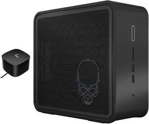 Intel NUC 9 NUC9i7QNX Gaming & Entertainment Mini Desktop (Intel i7-9750H 6-Core, Intel UHD 630, 16GB RAM, 128GB m.2 SATA SSD, Wifi, HDMI, Bluetooth, Win 11 Home) with 120W G4 Dock