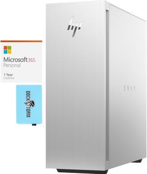 HP Envy Desktop TE02-0250xt Home & Business Desktop (Intel i7-12700 12-Core, GeForce RTX 3060, 16GB RAM, 512GB SSD, Wifi, USB 3.2, HDMI, Bluetooth, Win 11 Home) with Microsoft 365 Personal , Hub