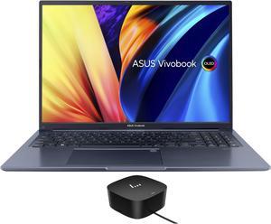 ASUS VivoBook 16X M1603QA Home  Business Laptop AMD Ryzen 5 5600H 6Core 160 60Hz Wide UXGA 1920x1200 AMD Radeon 8GB RAM 512GB SSD Backlit KB Wifi Win 11 Home with 120W G4 Dock