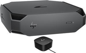 HP Z2 G5 Mini Workstation School & Business Desktop (Intel i5-10500 6-Core, Intel UHD 630, 8GB RAM, 256GB SSD, Wifi, USB 3.2, HDMI, Bluetooth, Display Port, Win 10 Pro) with 120W G4 Dock