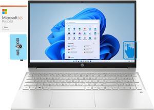 HP Pavilion 15t-eg200 Home & Business Laptop (Intel i7-1255U 10-Core, 15.6" 60Hz Touch Full HD (1920x1080), Intel Iris Xe, 32GB RAM, Win 11 Home) with Microsoft 365 Personal , Dockztorm Hub