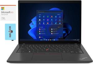 Lenovo ThinkPad T14 Gen 3 School & Business Laptop (AMD Ryzen 5 PRO 6650U 6-Core, 14.0" 60Hz Wide UXGA (1920x1200), AMD Radeon, Win 10 Pro) with Microsoft 365 Personal , Dockztorm Hub