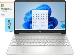 HP 15t-dy500-15TDY Home & Business Laptop (Intel i7-1260P 12-Core, 15.6" 60Hz Touch Full HD (1920x1080), Intel Iris Xe, 32GB RAM, Win 11 Home) with Microsoft 365 Personal , Dockztorm Hub HP 15t-dy500-15TDY Home & Business Laptop (Intel i7-1260P 12-Core, 15.6" 60Hz Touch Full HD (1920x1080), Intel Iris Xe, 32GB RAM, Win 11 Home) with Microsoft 365 Personal , Dockztorm Hub