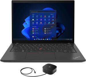 Lenovo ThinkPad T14 Gen 3 Home & Business Laptop (AMD Ryzen 5 PRO 6650U 6-Core, 14.0" 60Hz Wide UXGA (1920x1200), AMD Radeon, 16GB LPDDR5 6400MHz RAM, Win 11 Pro) with G2 Universal Dock