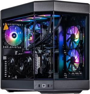 Velztorm Black Praetix Gaming  Desktop PC (14th Gen Intel i9-14900K 2.40GHz, GeForce RTX 4070 12GB, 32GB DDR5, 1TB PCIe SSD + 1TB HDD, 360mm AIO, RGB Fans, 1000W PSU, WiFi 6E, Win11H)  VELZ0085