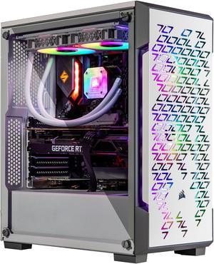Velztorm White Ferrux Gaming Desktop PC (AMD Ryzen 9 - 5900X 12-Core, 32GB RAM, 1TB PCIe SSD + 1TB HDD (3.5), GeForce RTX 4060, HDMI, USB 3.2, USB 3.1, Display Port, USB 3.0, White, Win 11 Home)