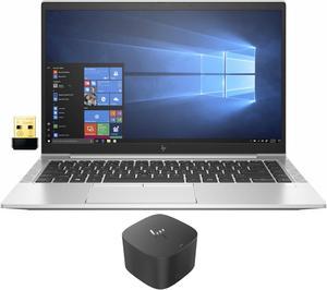 HP EliteBook 845 G7 Home & Business Laptop (AMD Ryzen 5 PRO 4650U 6-Core, 14.0" 60Hz Full HD (1920x1080), AMD Radeon, 16GB RAM, 2TB PCIe SSD, Backlit KB, Wifi, Win 11 Pro) with 120W G2 Dock