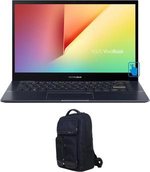 ASUS VivoBook Flip 14 Home & Business 2-in-1 Laptop (AMD Ryzen 5 5500U 6-Core, 14.0" 60Hz Touch Full HD (1920x1080), AMD Radeon, 12GB RAM, 512GB m.2 SATA SSD, Win 11 Home) with Atlas Backpack