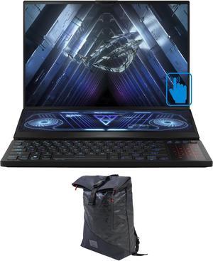 ASUS ROG Zephyrus Duo 16 Gaming  Entertainment Laptop AMD Ryzen 7 6800H 8Core 160 165Hz Touch Wide UXGA 1920x1200 GeForce RTX 3060 Win 10 Pro with Voyager Backpack