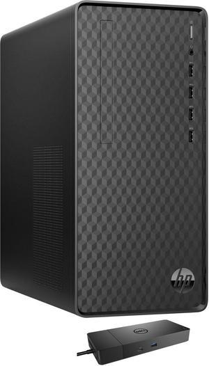 HP M01 F3214 Home & Business Desktop (AMD Ryzen 3 5300G 4-Core, AMD Radeon, 8GB RAM, 512GB SATA SSD, Wifi, USB 3.2, HDMI, Bluetooth, Win 11 Home) with WD19S 180W Dock