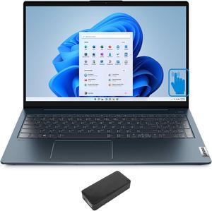 Lenovo IdeaPad 5 15 Home & Business Laptop (Intel i7-1255U 10-Core, 15.6" 60Hz Touch Full HD (1920x1080), Intel Iris Xe, 12GB RAM, 512GB SSD, Backlit KB, Wifi, USB 3.2, Win 11 Home) with DV4K Dock
