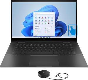 HP Envy x360 15-EY0  Home & Business 2-in-1 Laptop (AMD Ryzen 7 5825U 8-Core, 15.6" 60Hz Touch Full HD (1920x1080), AMD Radeon, 16GB RAM, 512GB SSD, Backlit KB, Win 11 Home) with G5 Essential Dock