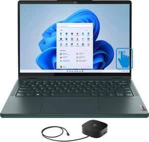 Lenovo Yoga 6 Home & Business 2-in-1 Laptop (AMD Ryzen 5 7530U 6-Core, 13.3" 60 Hz Touch Wide UXGA (1920x1200), AMD Radeon, 8GB RAM, 256GB SSD, Backlit KB, Win 11 Home) with G2 Universal Dock