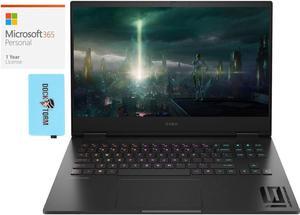 HP OMEN 16 xf00 Gaming & Entertainment Laptop (AMD Ryzen 9 7940HS 8-Core, 16.1" 165 Hz Full HD (1920x1080), GeForce RTX 4070, Win 11 Home) with Microsoft 365 Personal , Dockztorm Hub