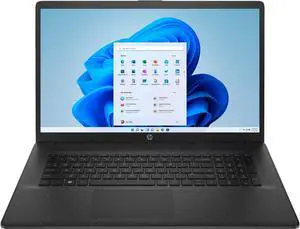 HP 17t -cn200 Home & Business Laptop (Intel i7-1255U 10-Core, 32GB RAM, 512GB PCIe SSD, Intel Iris Xe, 17.3" 60 Hz HD+ (1600x900), Wifi, Bluetooth, Webcam, Jet Black, Win 11 Home) Refurbished