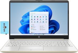 HP 2023 Everyday Value Gold Laptop 15.6" FHD (1920x1080) (Intel Celeron N4120 4-Core, Intel UHD 600, 4GB RAM, 1TB HDD, Wifi, USB 3.2, HDMI, Webcam, No OS) with Dockztorm Hub