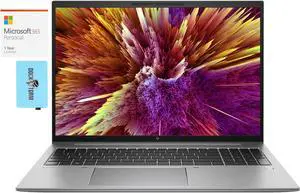 HP ZBook Firefly G10 Home & Business Laptop (Intel i7-1355U 10-Core, 16.0" 60 Hz Wide UXGA (1920x1200), Nvidia RTX A500, Win 11 Pro) with Microsoft 365 Personal , Dockztorm Hub