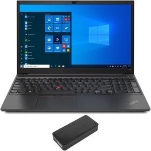 Lenovo E15 Gen 2 Home & Business Laptop (Intel i5-1135G7 4-Core, 15.6" 60 Hz Full HD (1920x1080), NVIDIA MX450, 8GB RAM, 512GB SSD, Wifi, USB 3.2, HDMI, Webcam, Fingerprint, No OS) with DV4K Dock