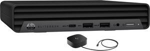 HP EliteDesk 800 G6 Business Mini Desktop (Intel i7-10700T vPro 8-Core, Intel UHD 630, 8GB RAM, 256GB SSD, Wifi, USB 3.2, Bluetooth, Display Port, Win 10 Pro) with G5 Essential Dock