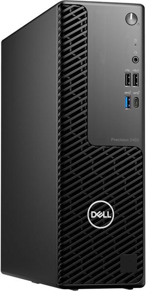 Dell Precision 3460 SSF Business Desktop Black (6-Core Intel i5-12500 vPro, 16GB DDR5 4800MHz RAM, 2x2TB PCIe SSD RAID 1  (2TB), Intel UHD 770, USB 3.2, Type-C, DP, USB KYB & Mouse, Win11Pro)