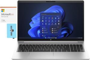 HP ProBook 450 G10 Home & Business Laptop (Intel i7-1355U 10-Core, 15.6" 60 Hz Full HD (1920x1080), Intel UHD, 32GB RAM, 1TB PCIe SSD, Win 10 Pro) with Microsoft 365 Personal , Dockztorm Hub