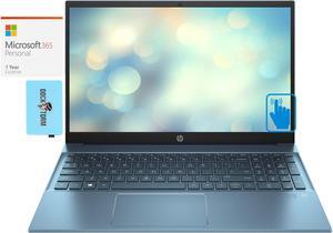HP Pavilion 15t -eg300 Home & Business Laptop (Intel i7-1355U 10-Core, 15.6" 60 Hz Touch Full HD (1920x1080), Intel Iris Xe, 16GB RAM, Win 11 Home Plus) with Microsoft 365 Personal , Dockztorm Hub