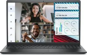 Dell Vostro 3520 Home & Business Laptop (Intel i5-1235U 10-Core, 16GB RAM, 8TB PCIe SSD, Intel UHD, 15.6" 120 Hz Full HD (1920x1080), Wifi, Bluetooth, Webcam, Win 10 Home) Refurbished