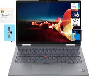 Lenovo ThinkPad X1 Yoga Gen 6 Home & Business 2-in-1 Laptop (Intel i7-1165G7 4-Core, 14.0" 60 Hz Touch 1920x1200, Intel Iris Xe, 16GB RAM, Win 10 Pro) with Microsoft 365 Personal , Dockztorm Hub