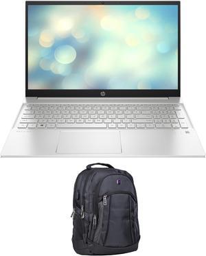 HP Pavilion 15t Home & Business Laptop (Intel i7-1355U 10-Core, 15.6" 60 Hz Full HD (1920x1080), Intel Iris Xe, 16GB RAM, 256GB SSD, Backlit KB, Wifi, Webcam, Win 11 Home) with 1680D Backpack