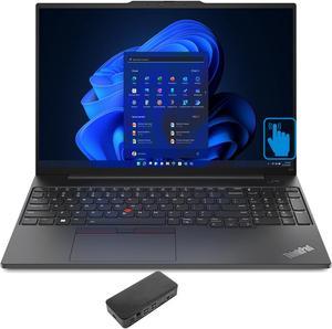 Lenovo ThinkPad E16 Gen 1 Home & Business Laptop (AMD Ryzen 7 7730U 8-Core, 16.0" 60 Hz Touch Wide UXGA (1920x1200), AMD Radeon, 40GB RAM, 1TB PCIe SSD, Backlit KB, Win 11 Pro) with USB-C Dock