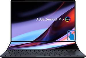 ASUS Zenbook Pro 14 Duo OLED Workstation 145 120 Hz Touch 28K Intel i913900H GeForce RTX 4060 8GB 32GB LPDDR5 1TB SSD Backlit KYB 2 Thunderbolt 4 Active Pen WiFi 6E Win11Pro