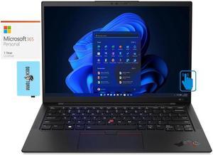 Lenovo ThinkPad X1 Carbon Gen 11 Home  Business Laptop Intel i71355U 10Core 140 60 Hz Touch Wide UXGA 1920x1200 Intel Iris Xe Win 11 Pro with Microsoft 365 Personal  Dockztorm Hub