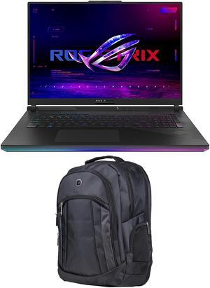 ASUS ROG Strix SCAR 18 Gaming Laptop (Intel i9-14900HX 24-Core, 18" 240 Hz Wide QXGA (2560x1600), GeForce RTX 4090, 32GB DDR5 5600MHz RAM, 2TB SSD, Backlit KB, Wifi, Win 11 Pro) with 1680D Backpack