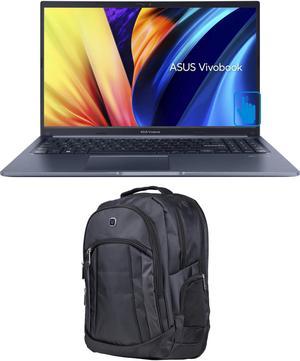 ASUS Vivobook 15 Home  Business Laptop Intel i71255U 10Core 156 60 Hz Touch Full HD 1920x1080 Intel Iris Xe 16GB RAM 512GB SSD Backlit KB Wifi Win 11 Home with 1680D Backpack