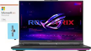 ASUS ROG Strix G18 G814 Gaming  Entertainment Laptop Intel i914900HX 24Core 18 240 Hz Wide QXGA 2560x1600 GeForce RTX 4070 Win 10 Pro with Microsoft 365 Personal  Dockztorm Hub